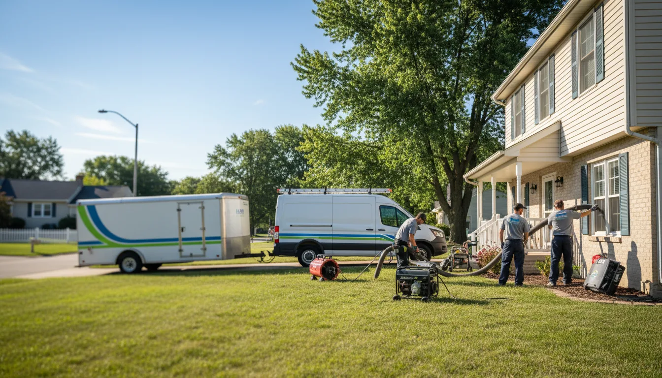 Flooded Basement Restoration And Cleanup With Repair in Horton, KS near me